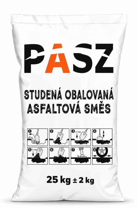Studená obalovaná asfaltová směs PASZ 25 kg